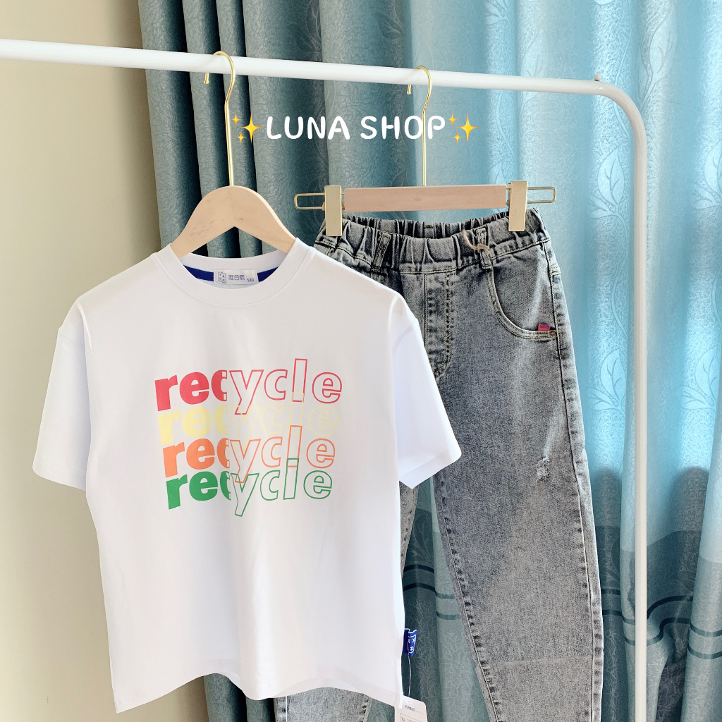 Áo phông bé gái mùa hè 25 đến 50kg LUNASHOP2016