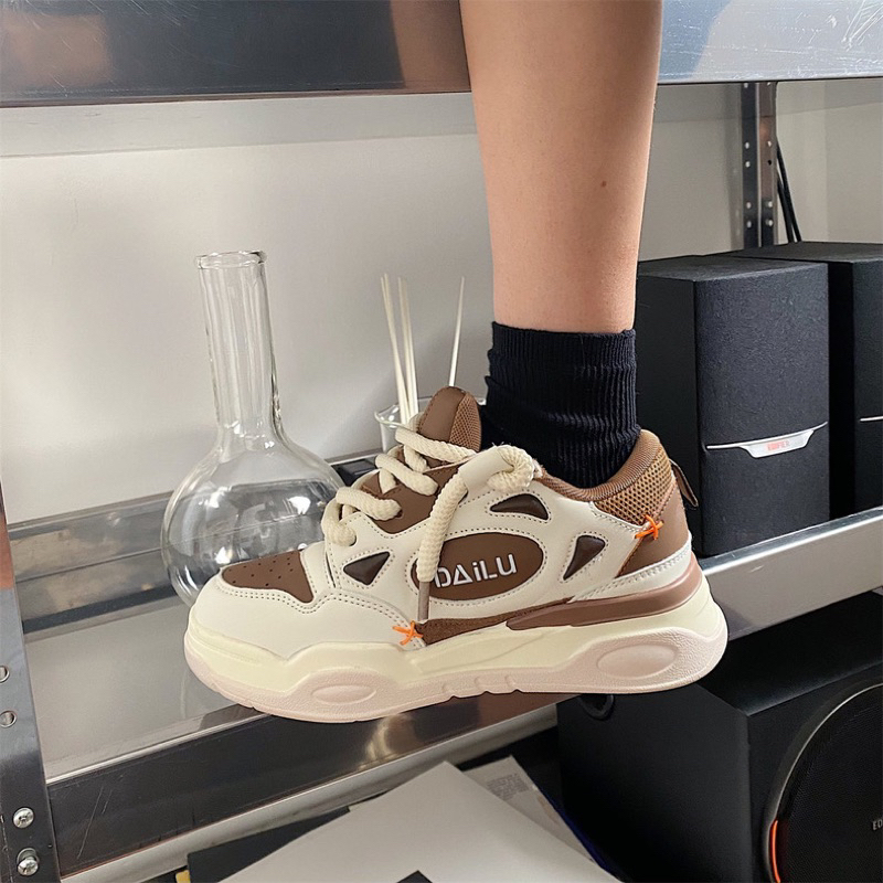 GIÀY SNEAKER UNISEX S66 DAILU ĐẾ CAO 3CM PHONG CÁCH