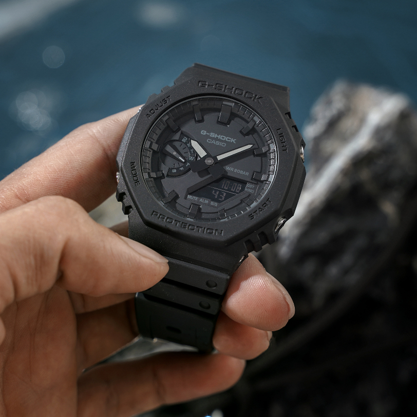 Đồng hồ Casio G Shock nam GA-2100-1A1DR dây cao su chính hãng