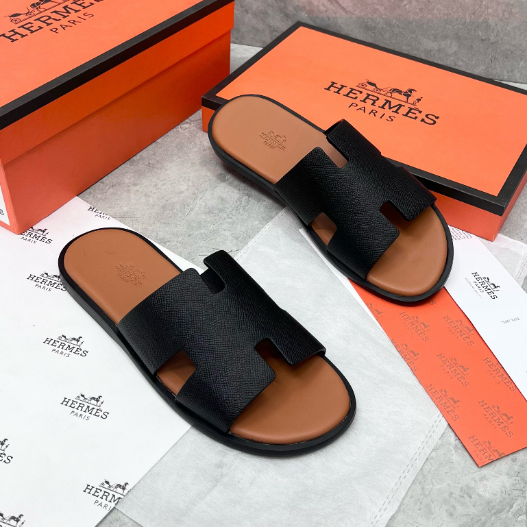 Dép Quai Ngang Hm 8 Màu Quai Da Đế Phíp Cực Chất - Dép Lê , Dép Tông