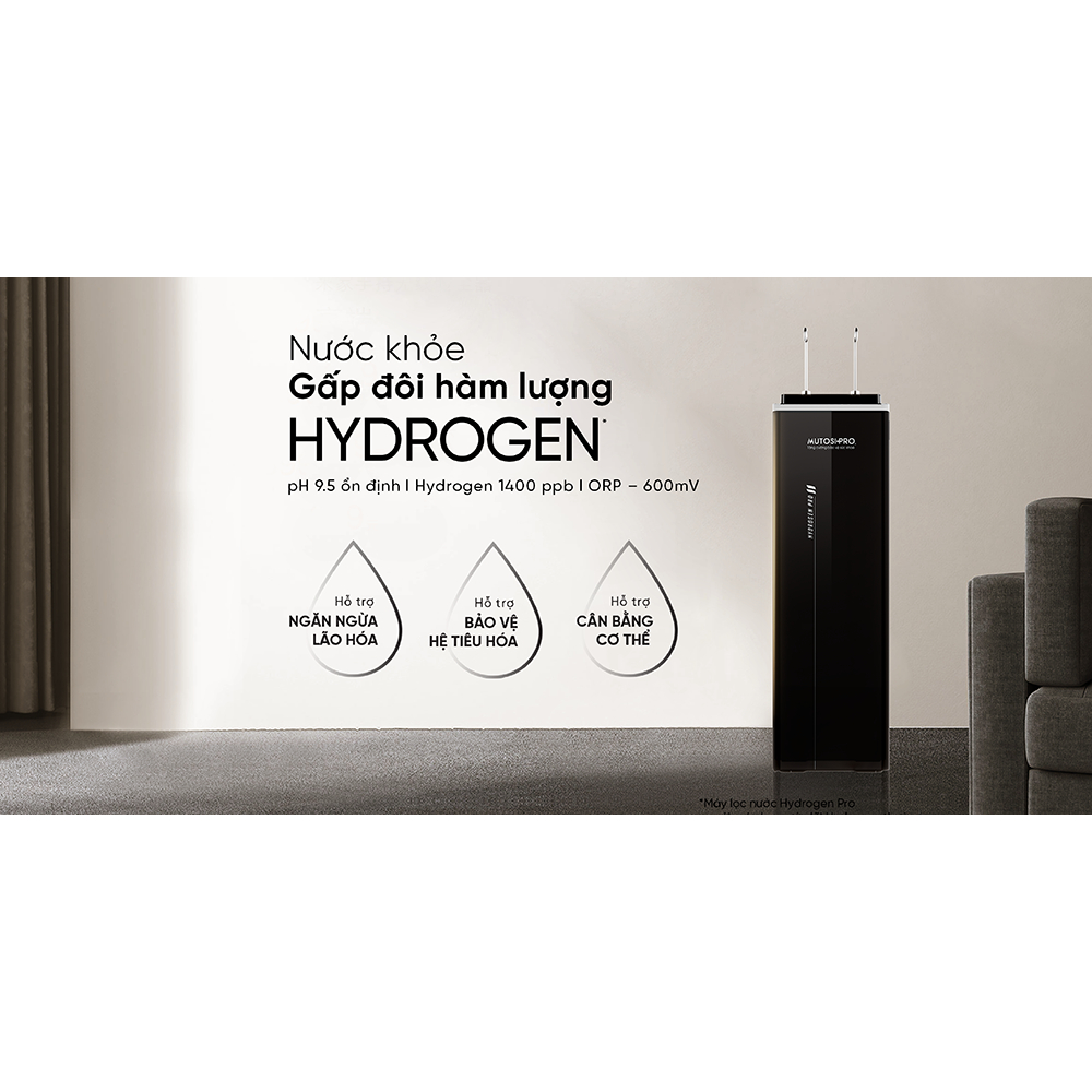 MÁY LỌC NƯỚC MUTOSI HYDROGEN PRO ION KIỀM MP-F082-HC2H3