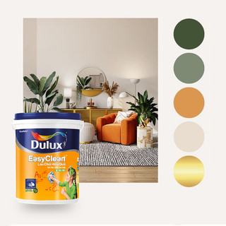   Tone màu vintage  Sơn tường trong nhà Dulux Easyclean lau chùi hiệu quả lon 1 lít 