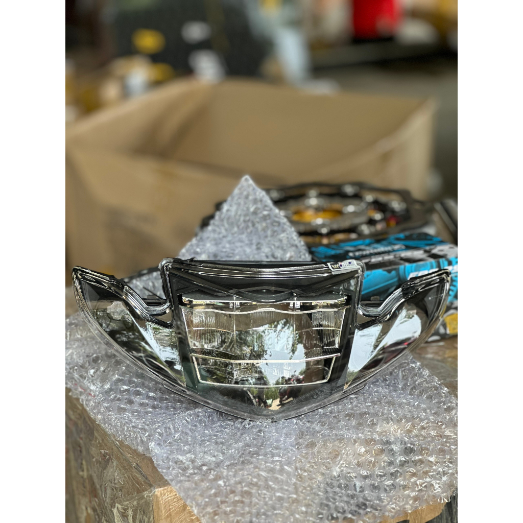 Pha đèn 2 tầng Mẫu Full đen