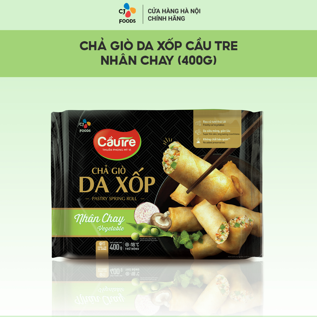Chả giò Cầu Tre da xốp - Chả giò chay 400g