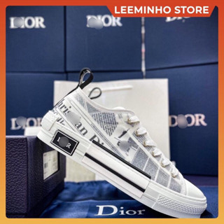 Giày Sneaker Dior B23 Oblique Báo xám , Giày Thể Thao Nam Nữ DIOR Hoạ Tiết Báo Hàng SC Full bill box Leeminho Shop