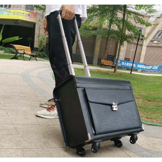 （Hộp kéo）Vali da tiếp viên hàng không, vali da kéo doanh nhân, vali da cao cấp.
