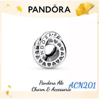 Pan ale charm xỏ ngang logo pan bạc s925