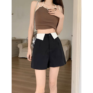Quần sooc phối cạp trắng chun sau