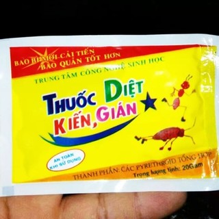 {HIỆU QUẢ  } Thuốc diệt kiến. gián . sinh hoc Bột rắc (gói20G)