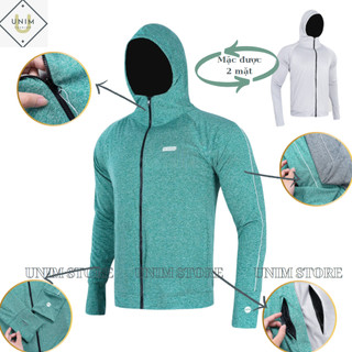  Áo Chống Nắng Mặc 2 Mặt Unim Vải Cotton Umi Cao Cấp Hạt Xoàn Thông Hơi 2 Lớp Mới 2024 - CN10