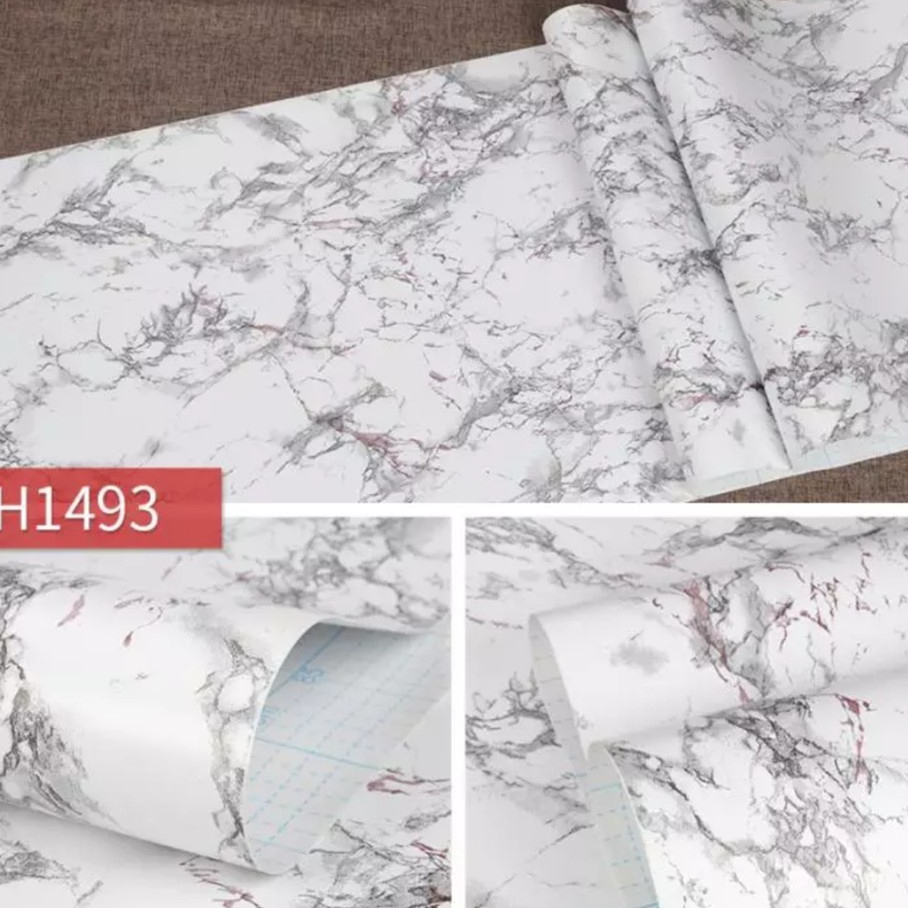 Decal Giấy Dán Tường Decor Kim Vinh Mẫu Đá Hoa Cương Sang Trọng 10m Khổ 45cm Keo Sẵn