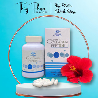 Viên uống Marine Collagen Peptide Nuhealth 100 viên của Mỹ xóa nám, xóa nhăn, trắng da