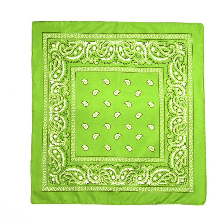 Khăn bandana kèm chain bạc cao cấp