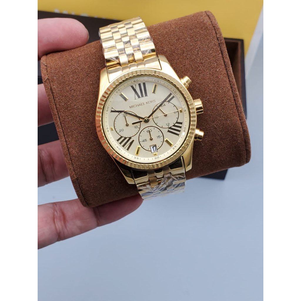 Đồng hồ nam nữ unisex michael kors lexington, dây thép, size 38mm
