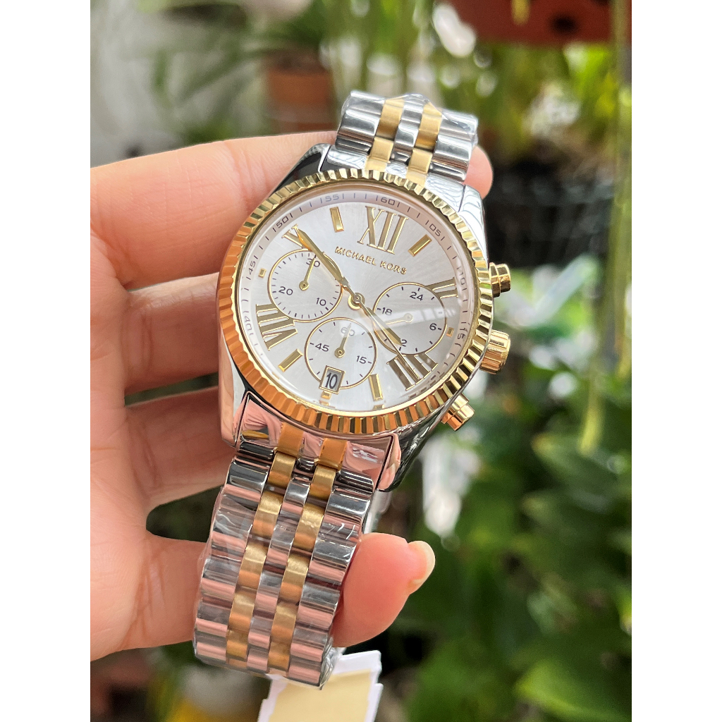 Đồng hồ nam nữ unisex michael kors lexington, dây thép, size 38mm