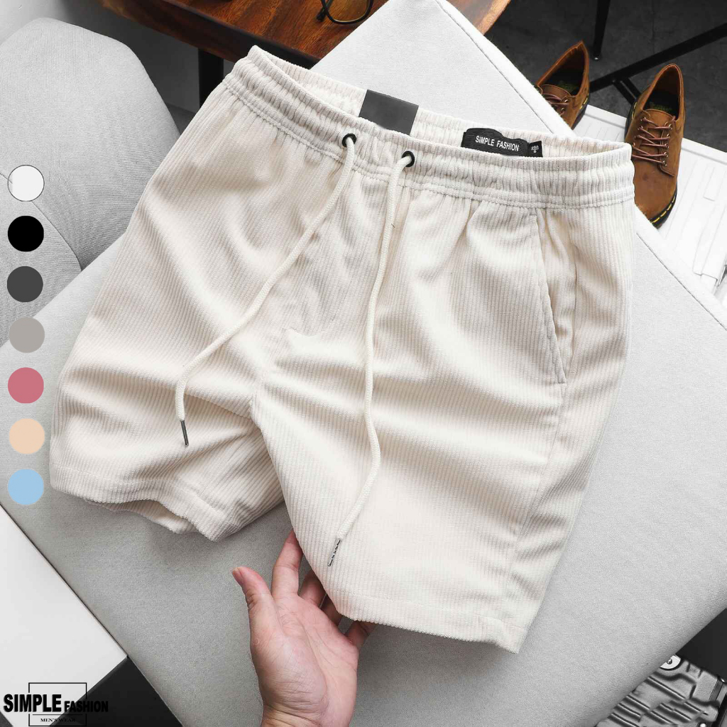 -Quần short nam nhung MP MEN phong cách
