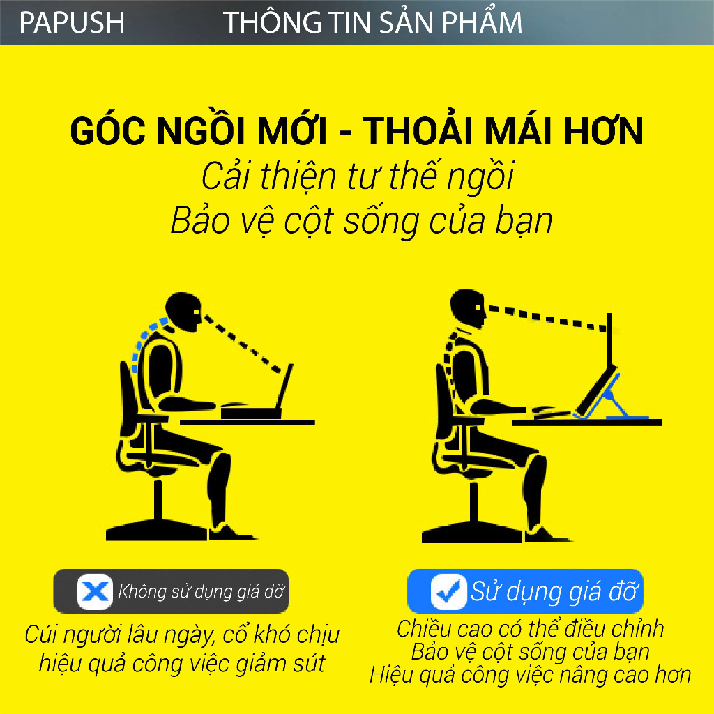 Tản nhiệt Laptop stand hợp kim nhôm gấp gọn chỉnh độ cao giúp kê đỡ máy tính laptop gaming 15 6 inch để làm mát macbook