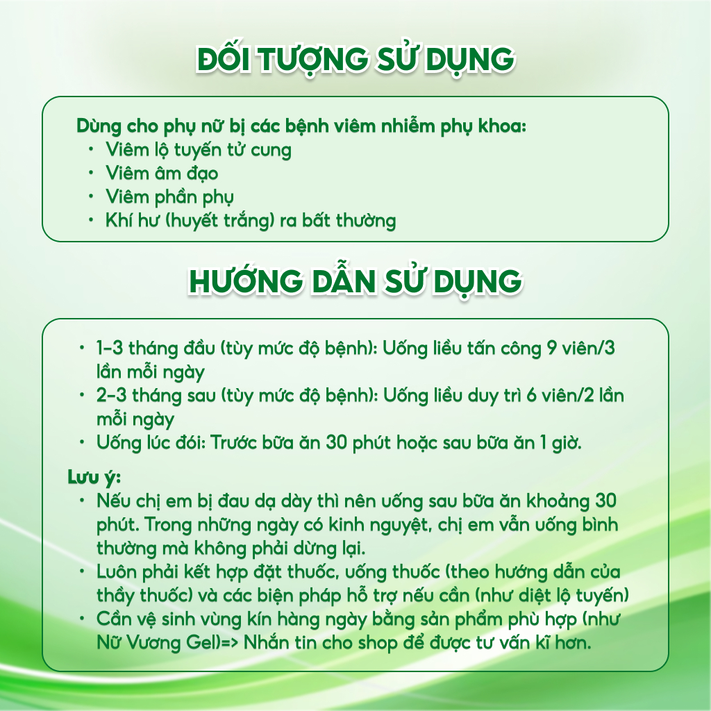 Viên Uống Hỗ Trợ Cân Bằng pH Vùng Kín Nữ Vương New, Giảm Khí Hư, Ngứa, Phỏng Viêm Nhiễm Phụ Khoa