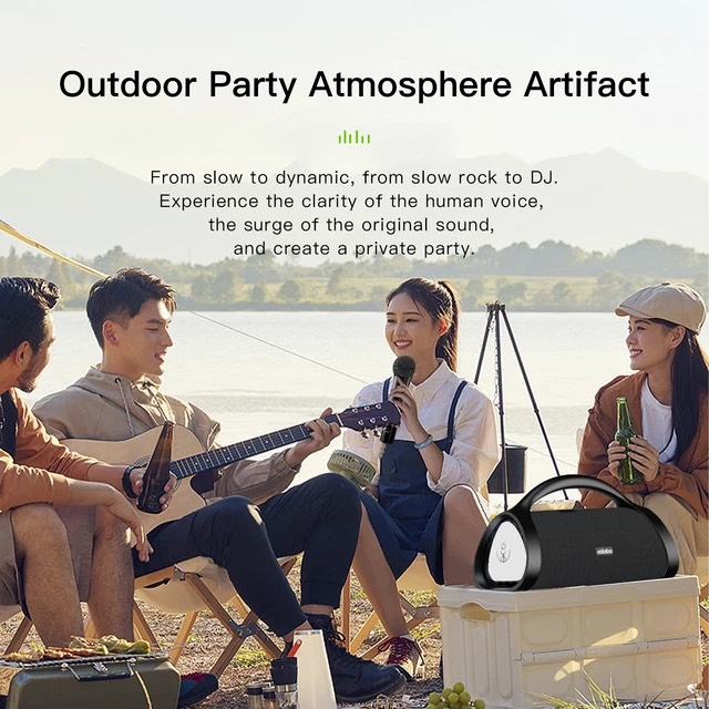 Loa Karaoke Bluetooth 5.3 Xdobo Beast 1982 Kèm Micro Không Dây Công Suất 120W, Pin Tích Hợp 10000mAh, Chống Nước IPX6