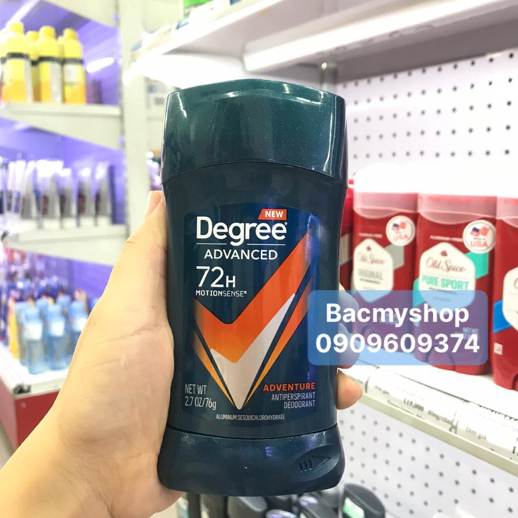 Sáp Khử Mùi Degree Men MotionSense Antiperspirant Deodorant 76g