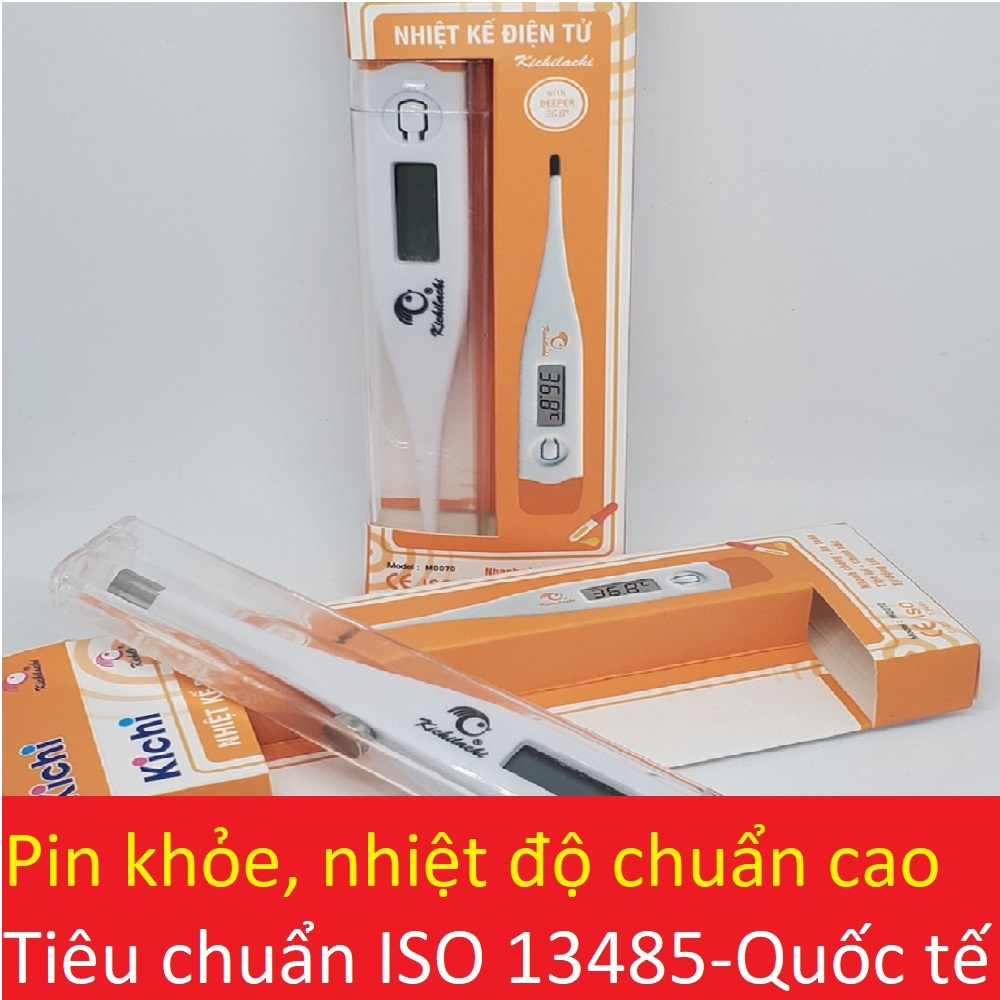 Combo nhiệt kế điện tử Infrared và kichilachi - đo trán thông minh