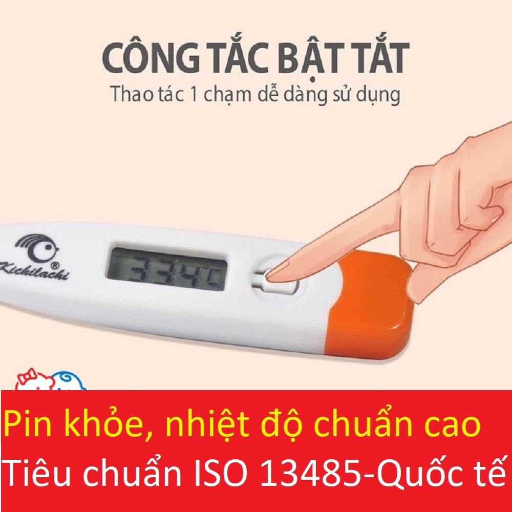 Combo nhiệt kế điện tử Infrared và kichilachi - đo trán thông minh