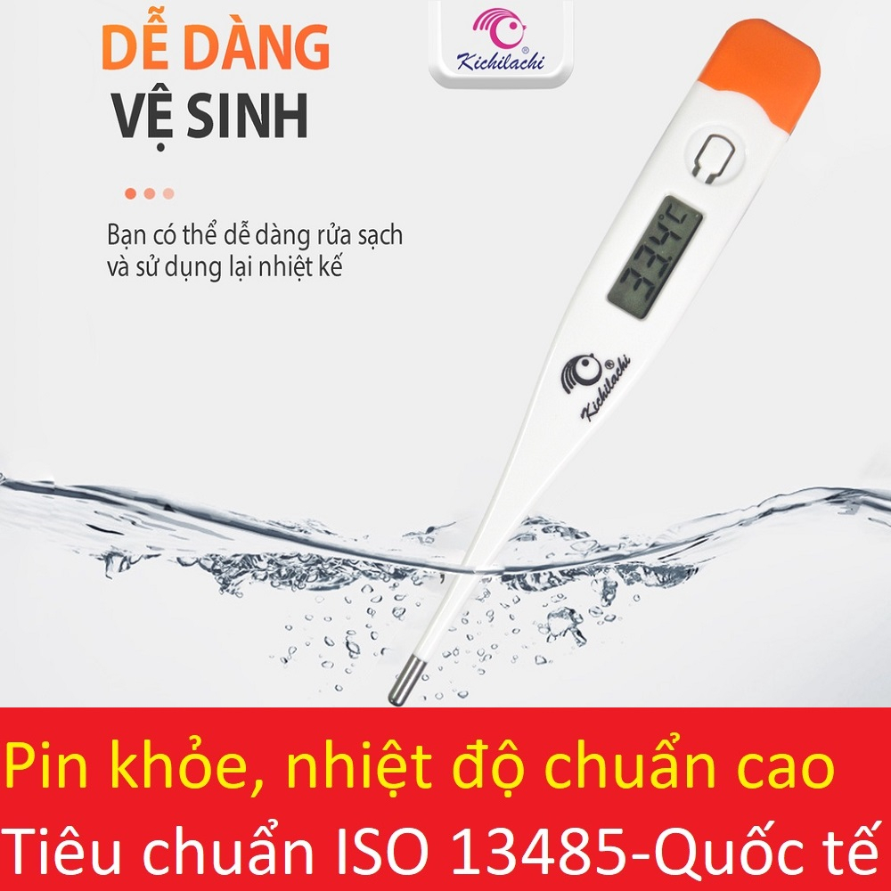 Combo nhiệt kế điện tử Infrared và kichilachi - đo trán thông minh