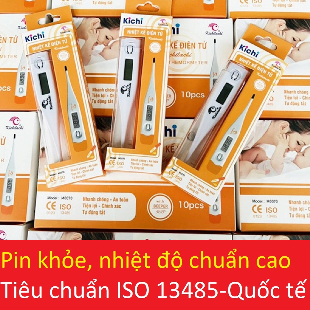 Combo nhiệt kế điện tử Infrared và kichilachi - đo trán thông minh