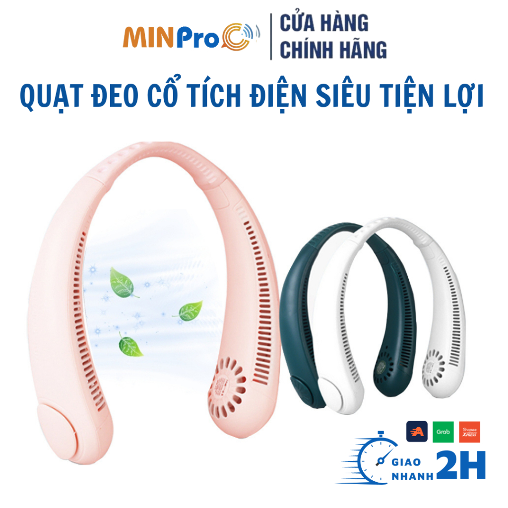 Quạt Cầm Tay Mini Đeo Cổ USB Hiện Đại, Nhỏ Gọn Tiện lợi Siêu Mát