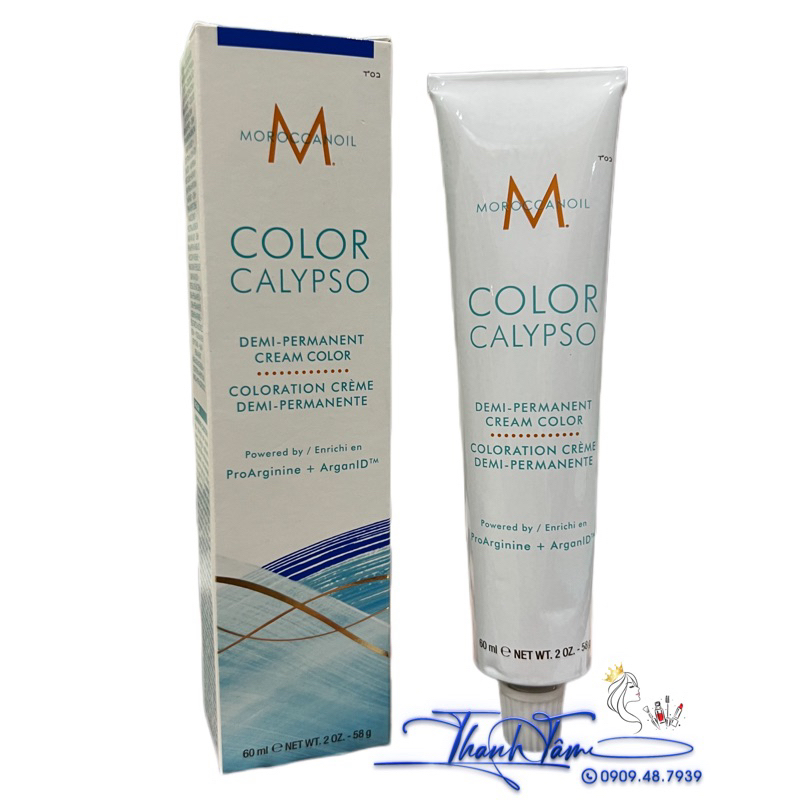 Kem nhuộm bán lâu bền, Free Amoniac Moroccanoil Color Calypso Demi - Permanent Cream 60ml