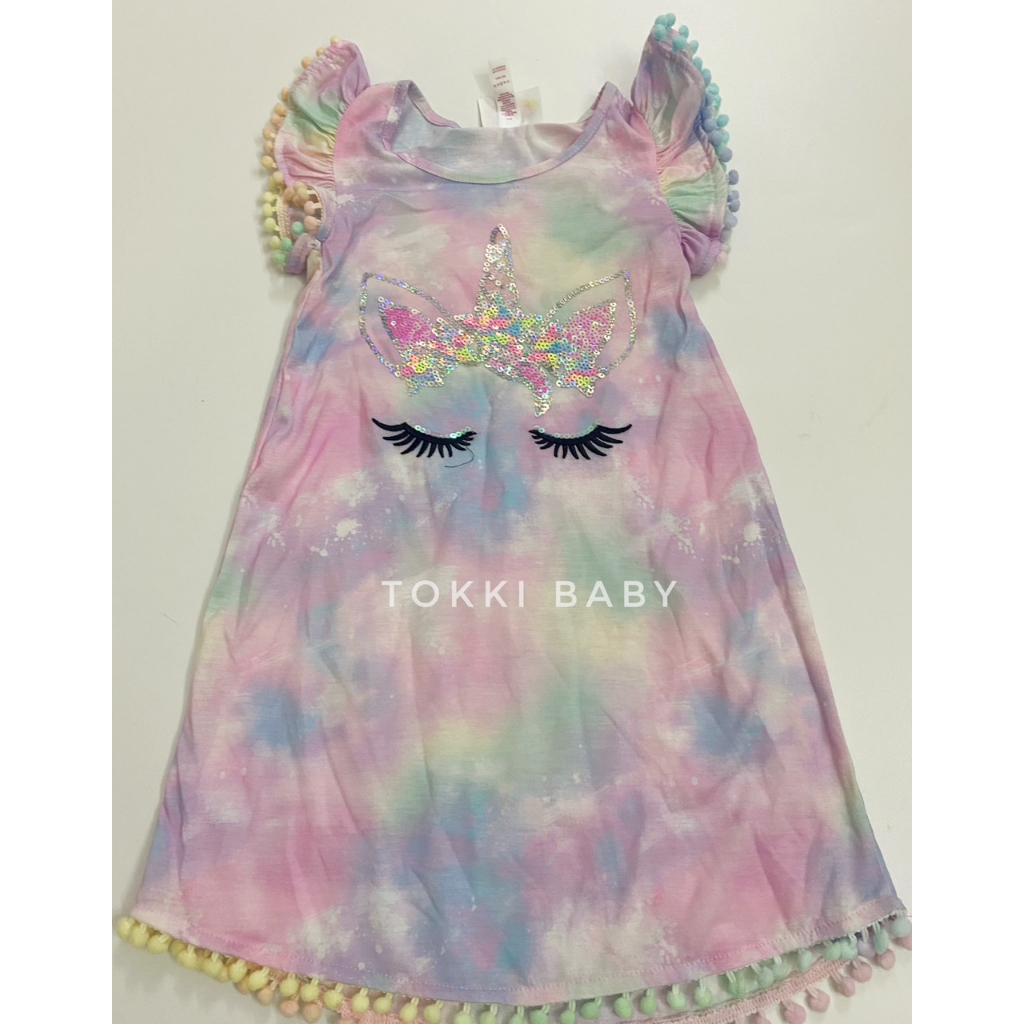 Váy cotton công chúa nhiều màu cho bé gái VNM001