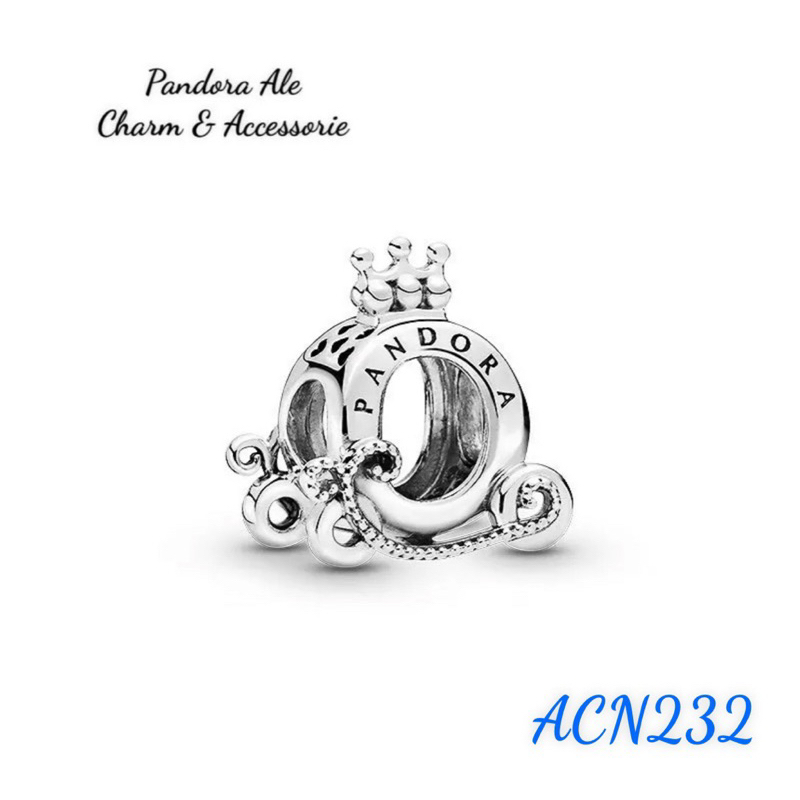CHARM PAN ALE CỖ XE VƯƠNG MIỆN BẠC S925