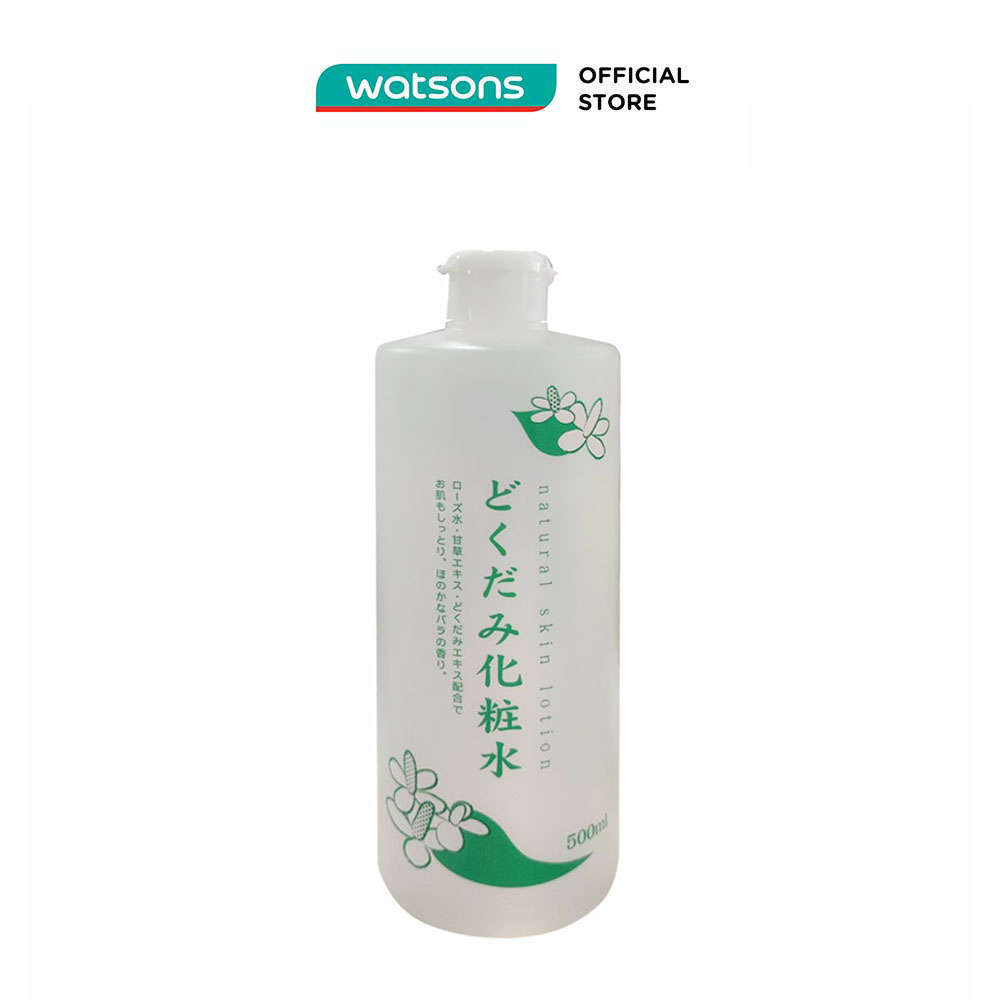 Nước Hoa Hồng Chinoshio Natural Skin Lotion Từ Lá Diếp Cá 500ml