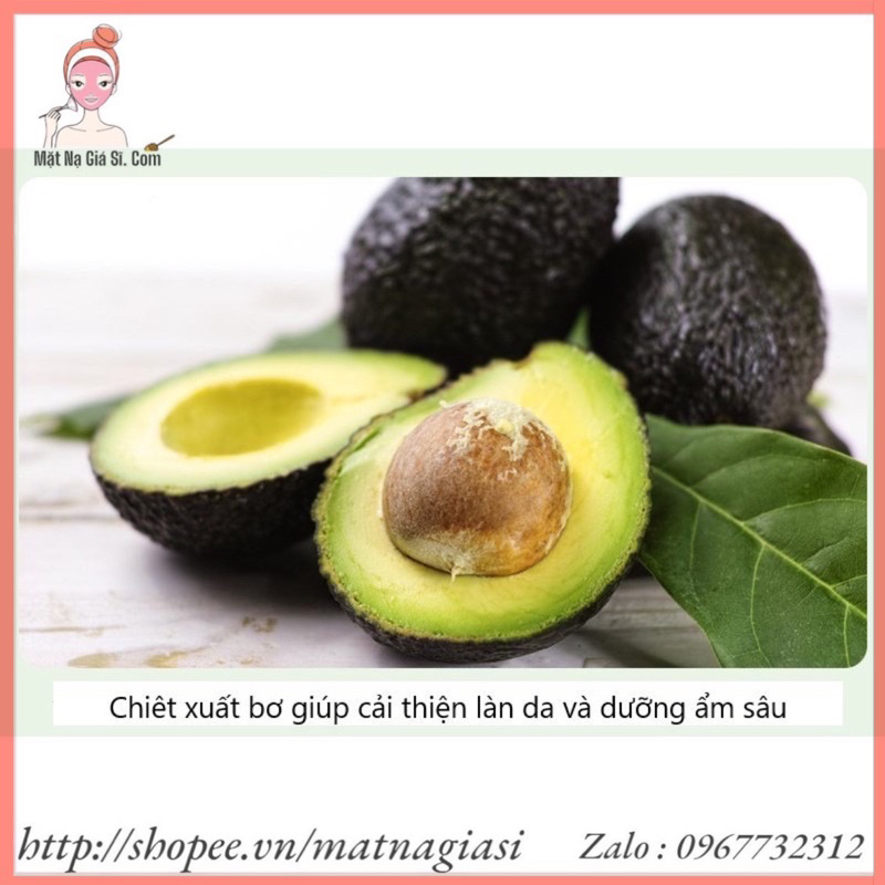 Full Hộp 8 Hủ Mặt Nạ Bùn Đất Sét Quả Bơ Bioaqua Chính Hãng