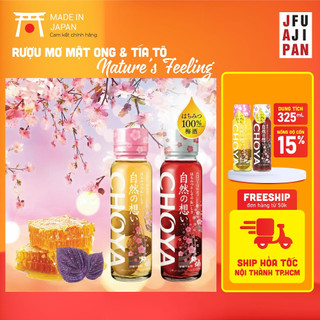 Rượu mơ mật ong tía tô Choya Nature's Feeling 325mL