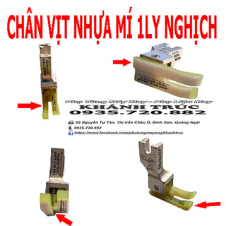 Chân vịt nhựa mí 1 ly nghịch máy may công nghiệp 1kim