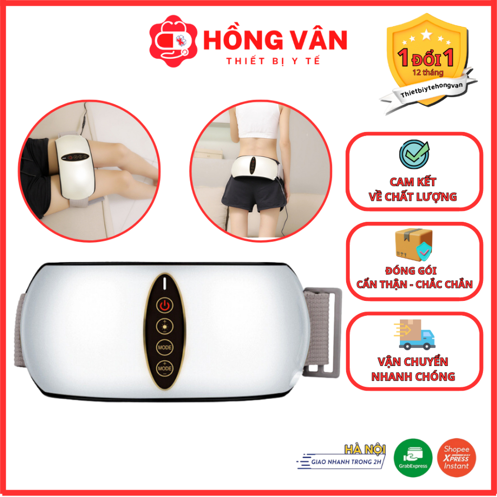 Đai massage giảm mỡ bụng BM-B45, đai rung giảm mỡ bụng kết hợp nhiều chế độ massage và nhiệt giúp đánh tan mỡ bụng