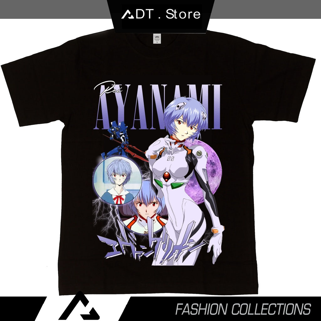 Áo thun hình Rei Ayanami Neon Genesis cực chất giá rẻ mẫu HOT bán chạy