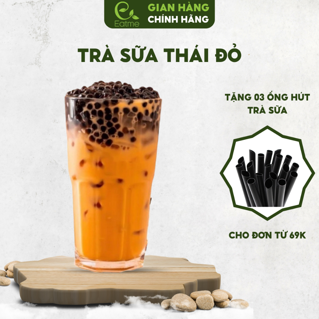 Set Trà Sữa Thái Xanh Thái Đỏ EatMe - Set Nấu Trà Sữa Thái Xanh Thái Đỏ 15 20 Ly