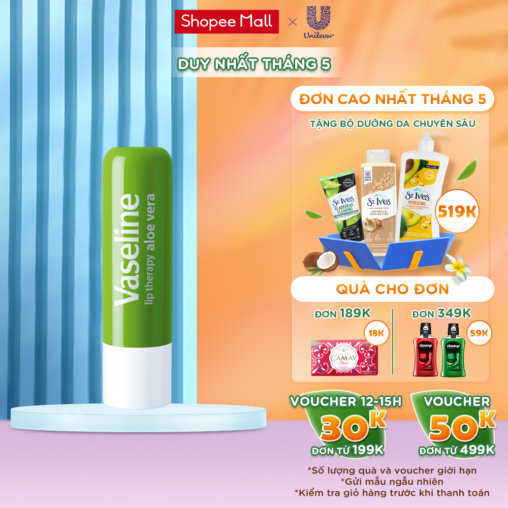 Son Dưỡng Môi Lô Hội Vaseline Stick 4.8g