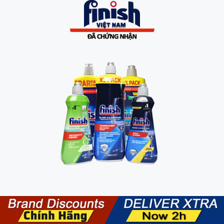 Nước làm bóng chén bát Finish - Trợ xả máy rửa chén bát - Tăng sáng bóng an toàn cho chén bát - Finish chính hãng