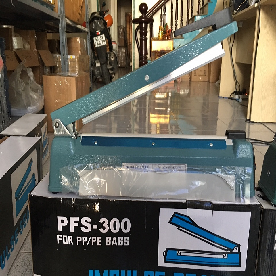 Máy hàn miệng túi dài 30cm,vỏ sắt  không kén túi tặng dây nhiệt, Đóng Gói Thực Phẩm