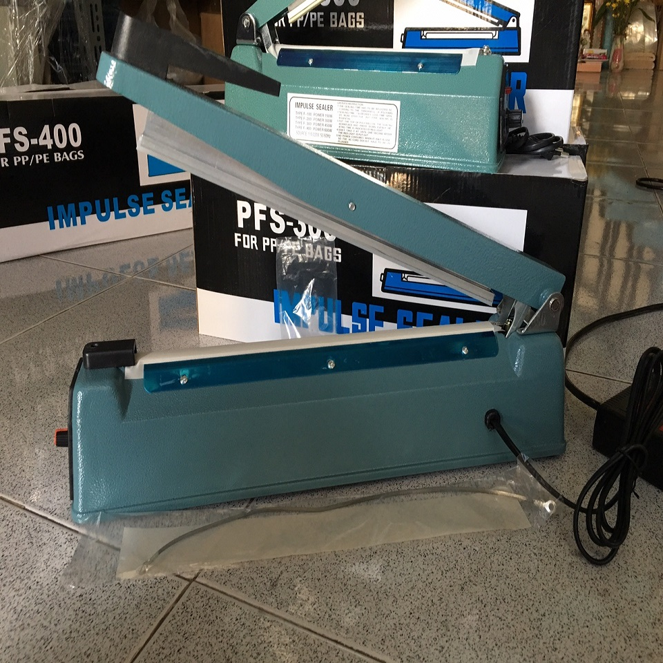 Máy hàn miệng túi dài 30cm,vỏ sắt  không kén túi tặng dây nhiệt, Đóng Gói Thực Phẩm