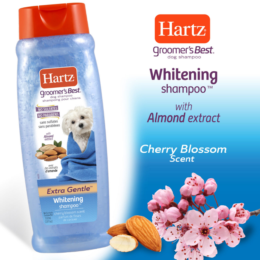 🇺🇸 Dầu Gội Hartz Shampoo Whitening 532ml - Dành Cho Chó Lông Trắng