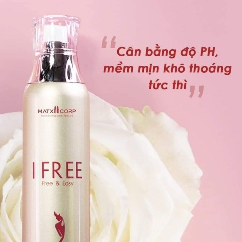 Combo dung dịch vệ sinh ifree được tặng kèm nước hoa vùng kín jeun