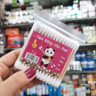 Gói que tăm bông ngoáy tai thân gỗ hình gấu
