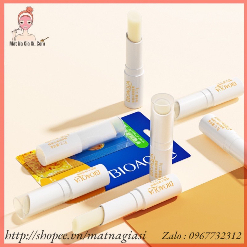 Son Dưỡng Môi Chiết Xuất Mật Ong Bioaqua Chính Hãng