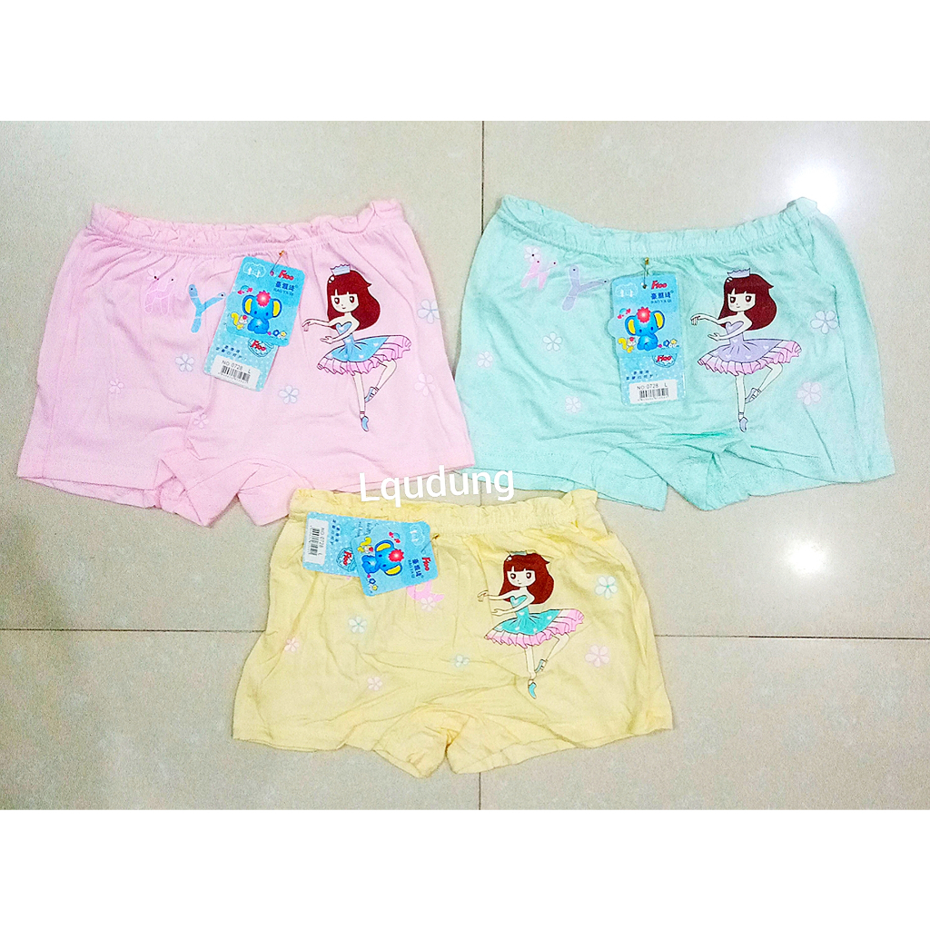 10 chiếc quần lót đùi bé gái, quần chip đùi bé gái cotton mềm mịn