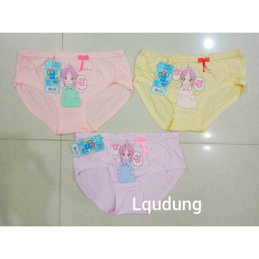 10 chiếc quần lót đùi bé gái, quần chip đùi bé gái cotton mềm mịn
