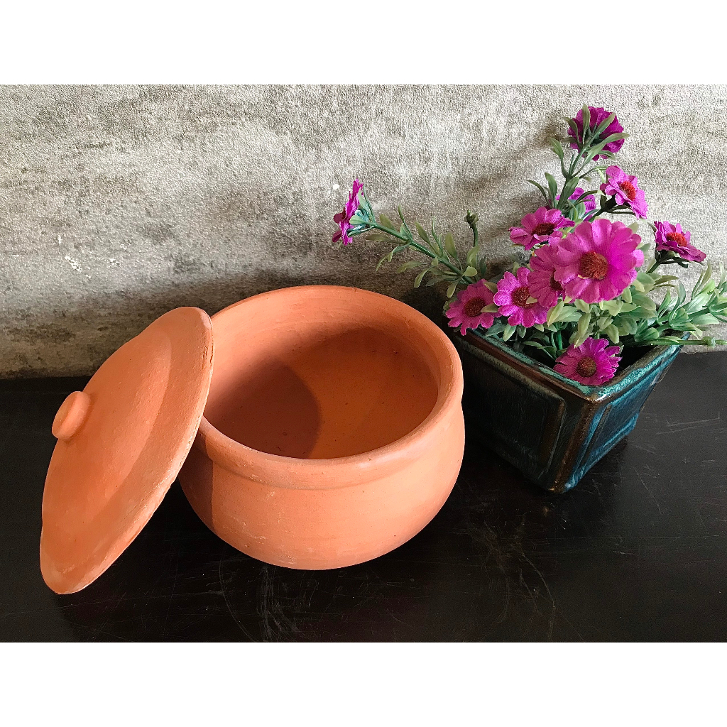 Niêu cơm bằng đất nung, có thể kho tôm cá